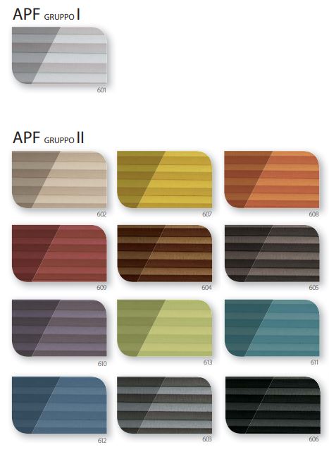 colori plissettata interna APF oscurante per finestra da tetto Fakro