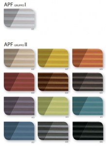 Tenda plisettata APF/D Finestra Tetto Piatto manuale